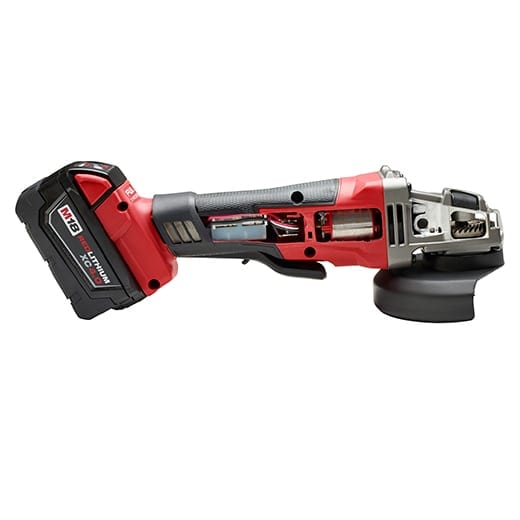 Milwaukee 18V 4-1/2 / 5 Grinder w/ Paddle Switch, No-Lock