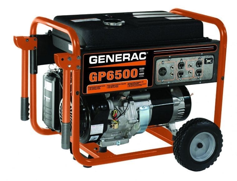 Generac 5946 GP6500 General Purpose 6500W Portable Generator | Tool ...