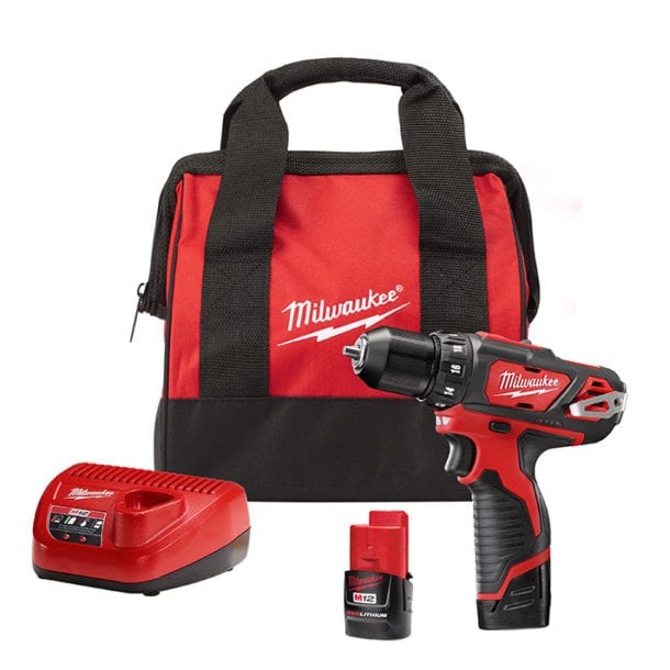 Milwaukee 2407-22 M12™ 3/8” Drill/Driver Kit - Tool Authority