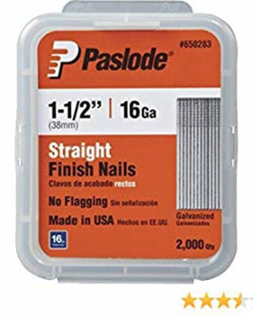 Paslode 650283 Straight Finish Nail 1-1/2" 1